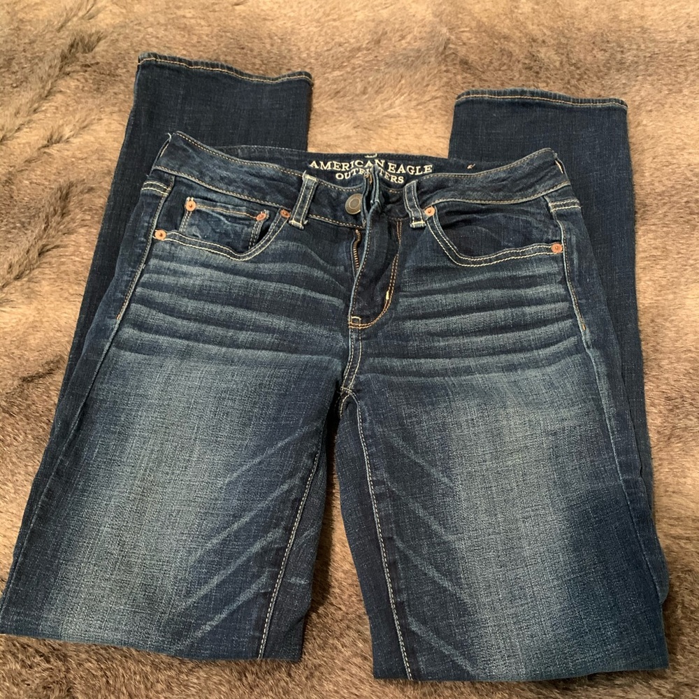 American Eagle Straight Leg Jeans ( higher waist)